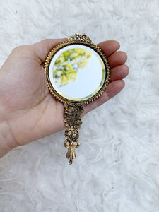 Antique Miniature Hand Mirror