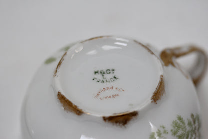 Vintage Limoges Haviland France Tea Cup Set