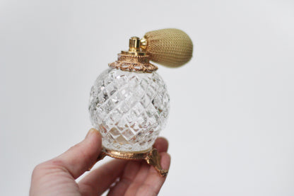 Antique Stylebuilt Ormolu Atomizer Perfume Bottle