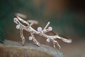 Crystals Coral Hair Prong