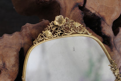 Antique Matson Dogwood Mirror Tray