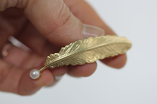 Made to Order* Small Feather Barrette