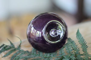 Vintage Hand Blown Purple Vase
