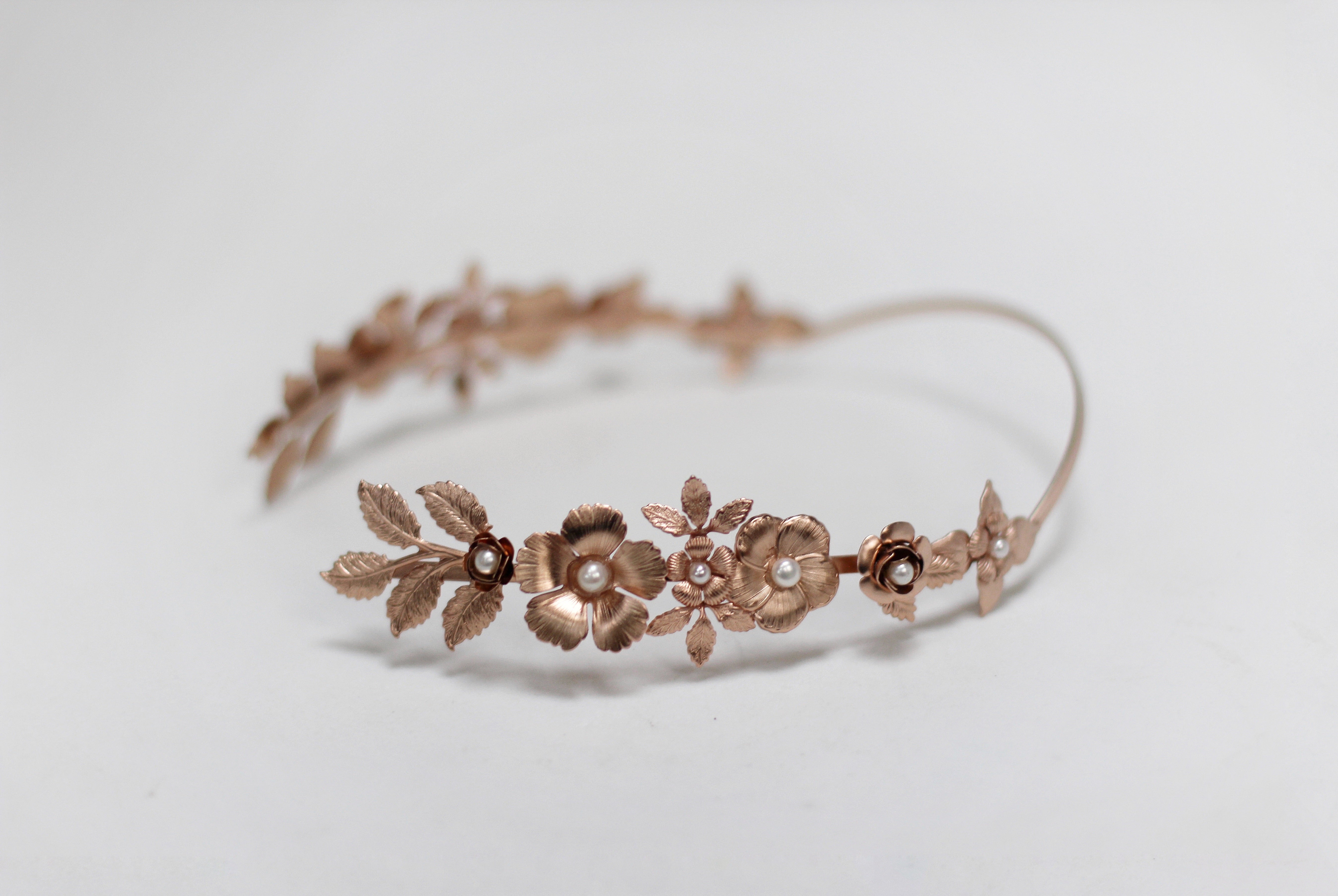 Preorder * Royal Bloom Floral Goddess Crown