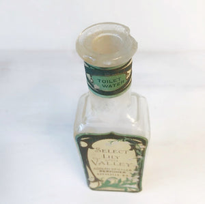 Antique Floral Lily of the Valley Perfume Bottle