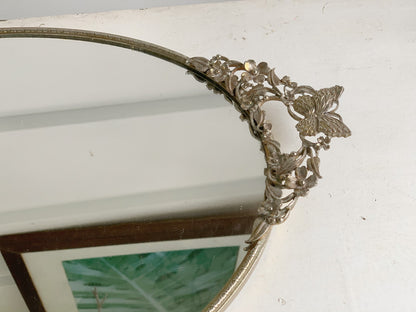 Antique Butterflies Mirror Tray