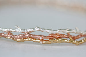 Rustic Branch w/ Seed Pearls Choker