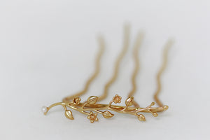 Preorder *** Enchanted Garden Floral Hair Prong