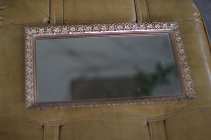 Antique Rectangle Filigree Mirror Tray