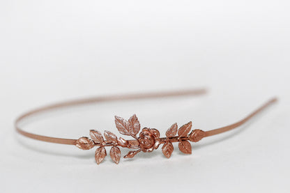 Preorder * Rose & Leaves Headband