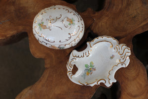 Vintage Hand Painted Floral Porcelain Set