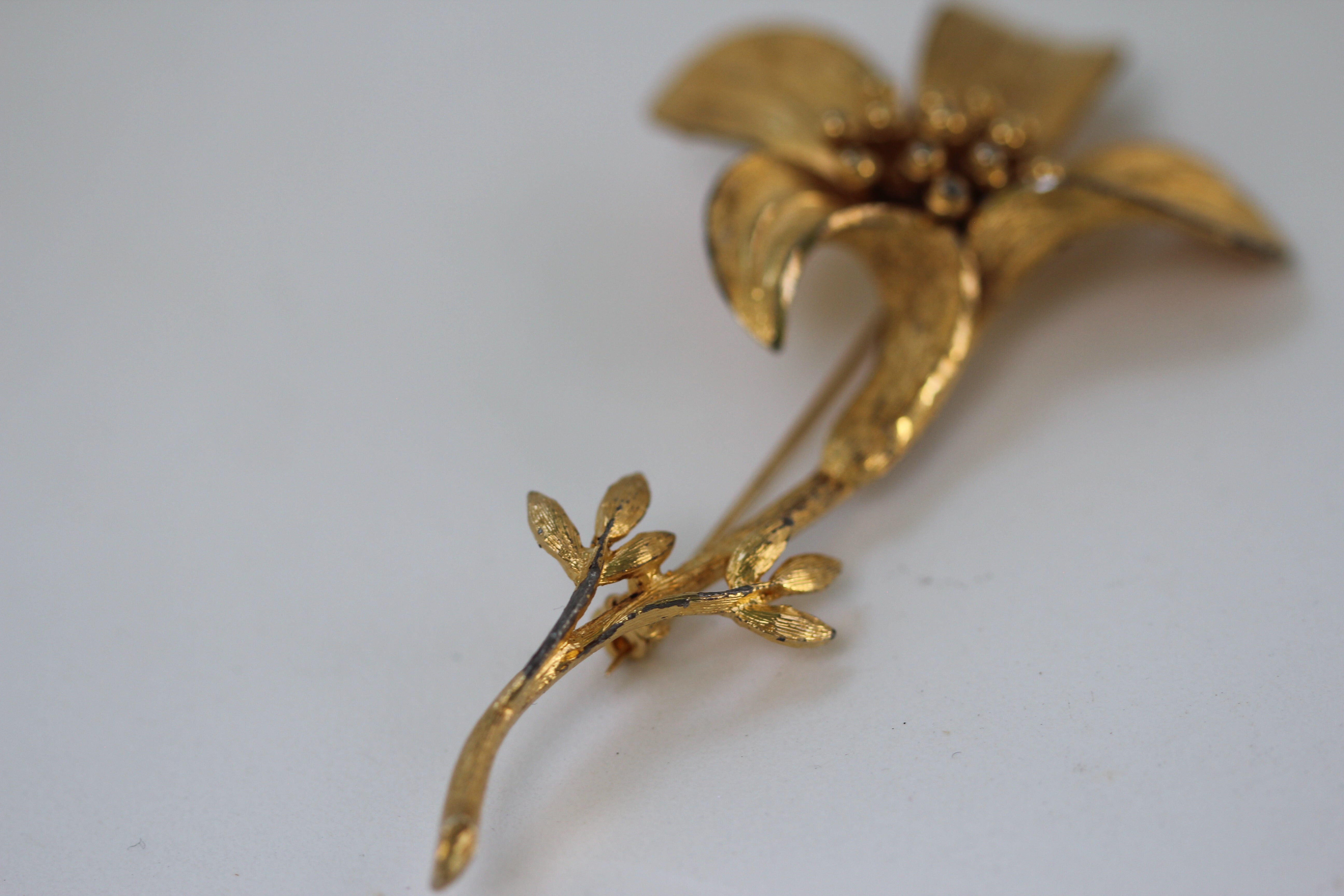 Large Flower Brooch