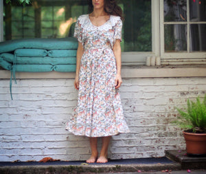 Vintage Floral Expo Dress