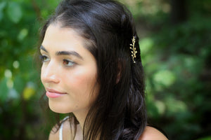 Enchanted Garden Floral Hair Prong