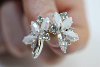 Preorder* Steph Pearls & Crystals Clusters Earrings