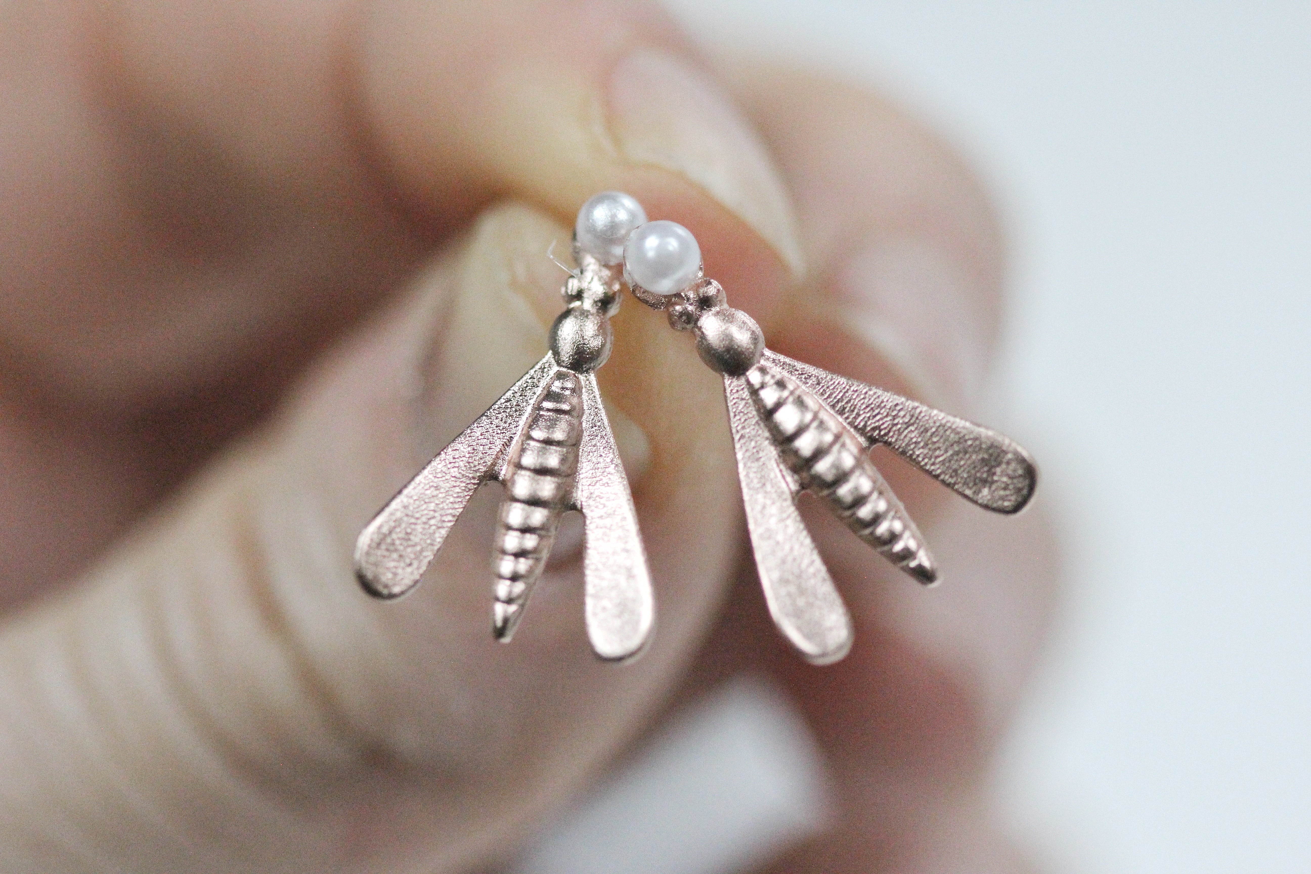 Preorder* Tiny Bee Earrings