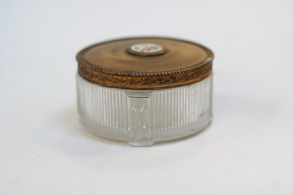 Vintage Floral Jar