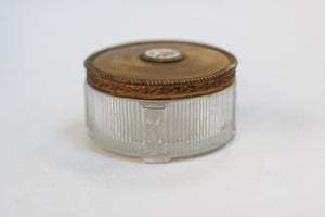 Vintage Floral Jar