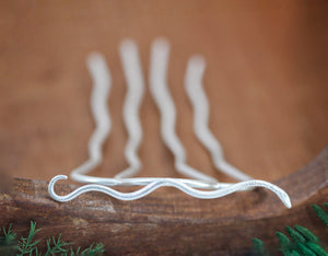 Swirly Snake Hair Prong