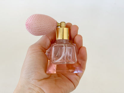 Antique Pink Perfume Bottle