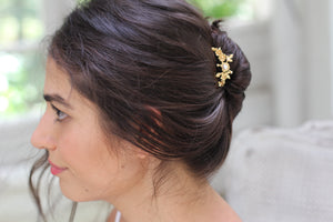 Spring Blossom Floral Hair Prong