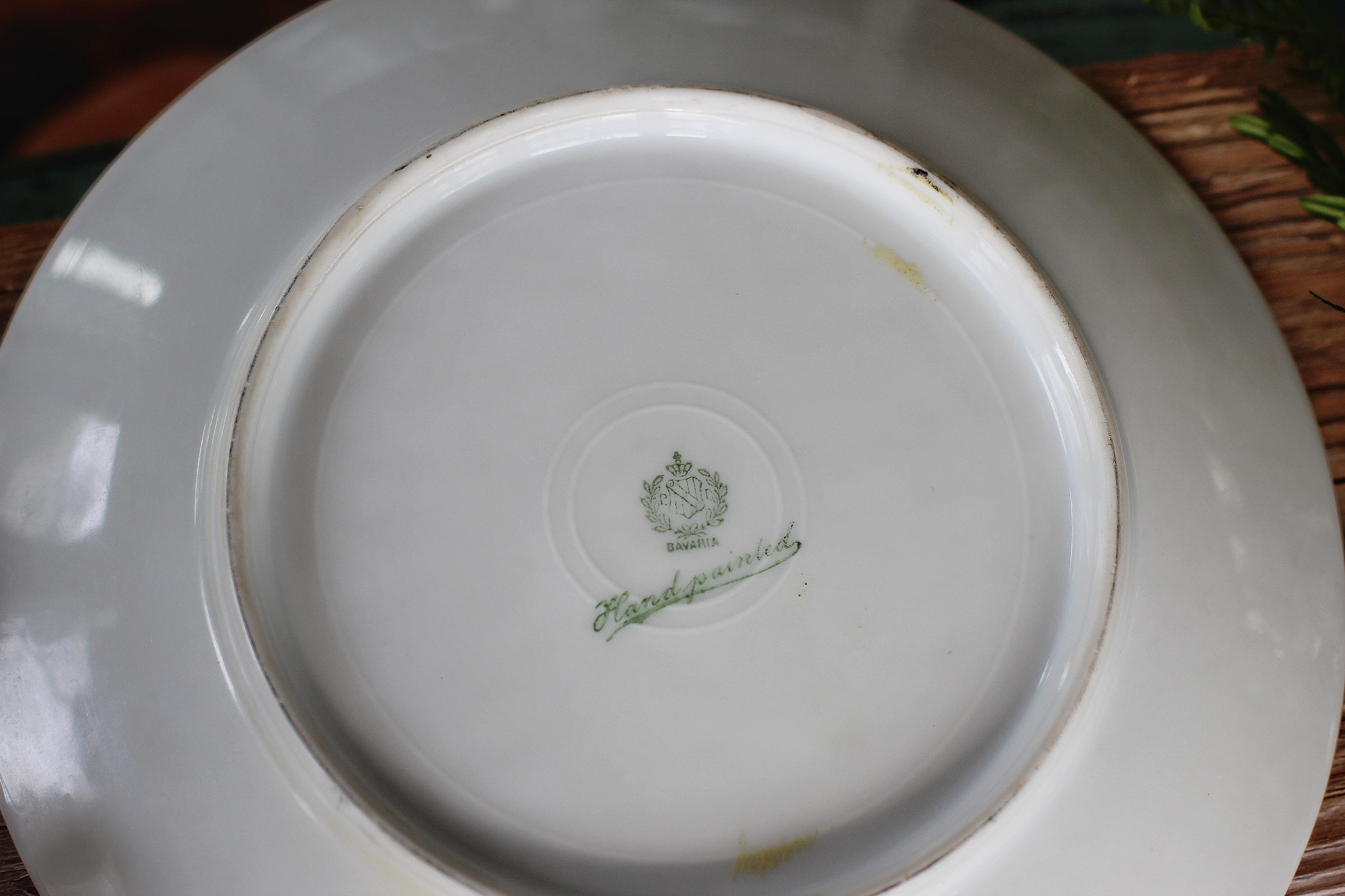 Vintage Porcelain Fuchs PT Tirschenreuth Bavaria Plate
