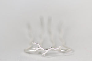 Tiny Branch & Seed Pearls Hair Prong