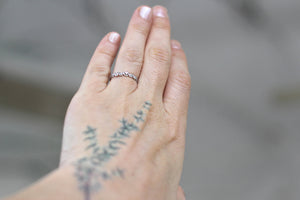 Laurel Leaves Diamond Ring