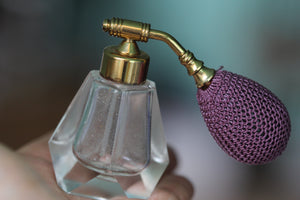 Clear Vcagco Crystal Perfume Bottle