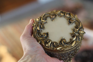 Antique Gilt Filigree Bronze Jar