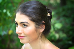 Dandelion Pearls Cluster Hair Prong