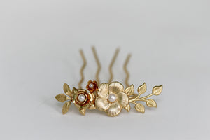 Blooming Flowers Hair Prong
