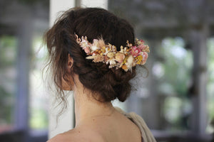 Preorder * Pink Blossom Dried Flowers Wreath