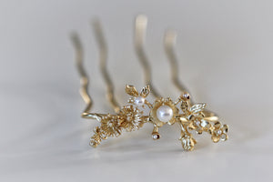 Spring Blossom Floral Hair Prong