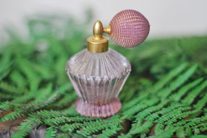 Vintage Purple Perfume Bottle