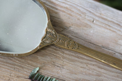 Antique Distressed Hand Mirror