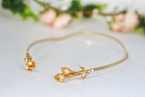Calla Lilies Branch Goddess Crown