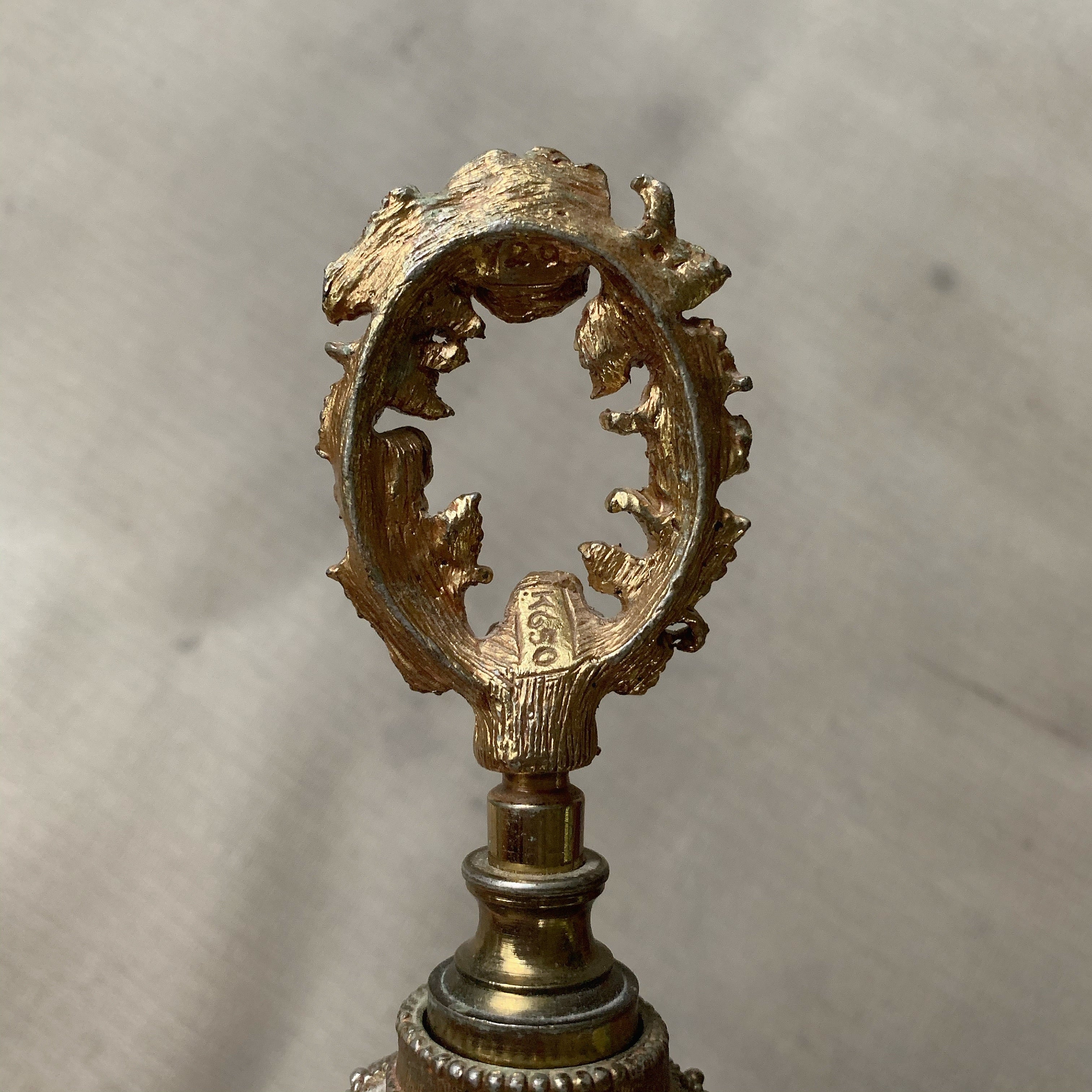 Antique Floral Wreath Perfume Bottle