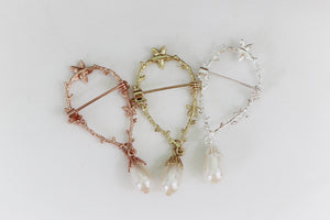 Floral Eden Wreath Brooch