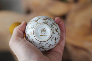 Antique Royal Bavaria Floral Porcelain Perfume Bottle