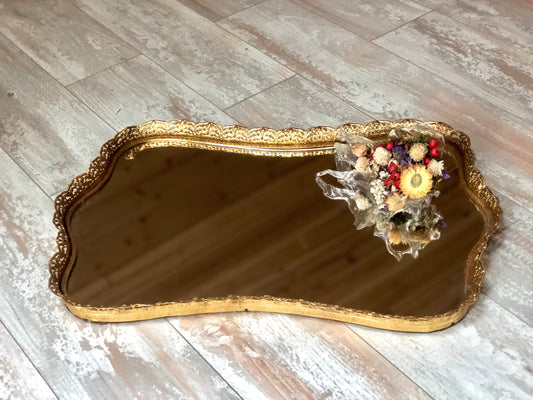 Wavy Mirror Tray