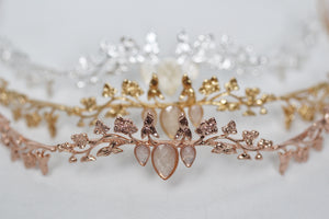 Preorder* Eva Pearls & Leaves Hair Chain