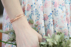 Stems and Pearls + Fairy Garden bracelet Set