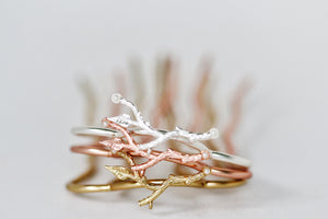 Tiny Branch & Seed Pearls Hair Prong