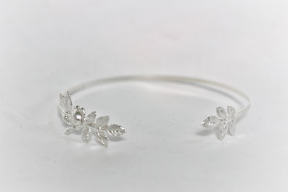 Preorder * Asymmetric Rose Floral Choker