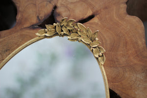 Antique Leaves & Berries Mirror Tray