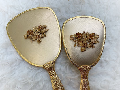 Antique Floral Vanity Set
