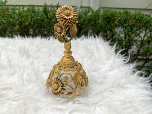 Antique Filigree Sunflower Matson Perfume Bottle