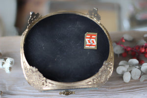 Antique Teal Jewelry Box