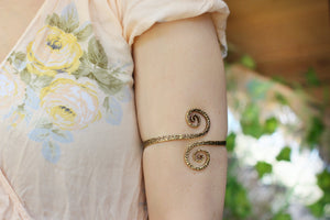 Spiraling Dreams Hammered Arm Band